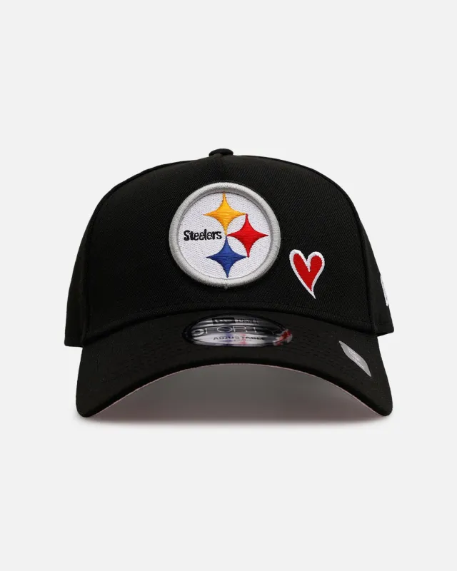 New Era Pittsburgh Steelers 'Team Color Hearts' 9FORTY A-Frame Snapback Official Team Color sold by Culture Kings