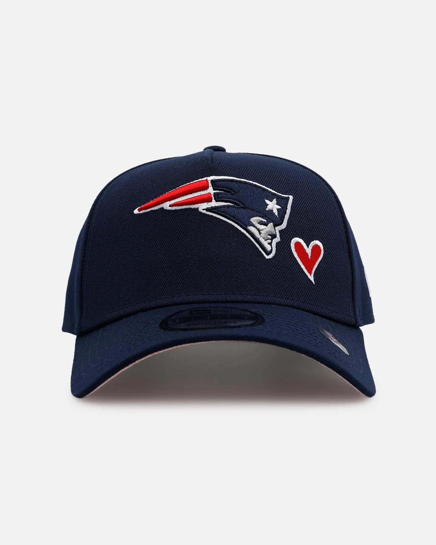 New Era New England Patriots 'Team Color Hearts' 9FORTY A-Frame Snapback Official Team Color sold by Culture Kings