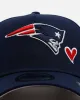 New Era New England Patriots 'Team Color Hearts' 9FORTY A-Frame Snapback Official Team Color sold by Culture Kings