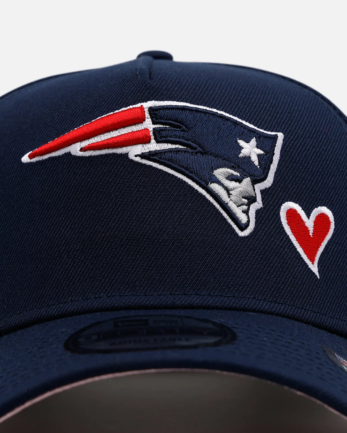 New Era New England Patriots 'Team Color Hearts' 9FORTY A-Frame Snapback Official Team Color sold by Culture Kings product image thumbnail 5