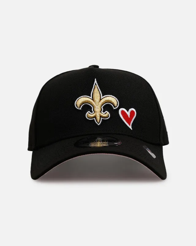 New Era New Orleans Saints 'Team Color Hearts' 9FORTY A-Frame Snapback Official Team Color sold by Culture Kings