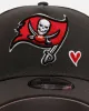 New Era Tampa Bay Buccaneers 'Team Color Hearts' 9FORTY A-Frame Snapback Official Team Color sold by Culture Kings