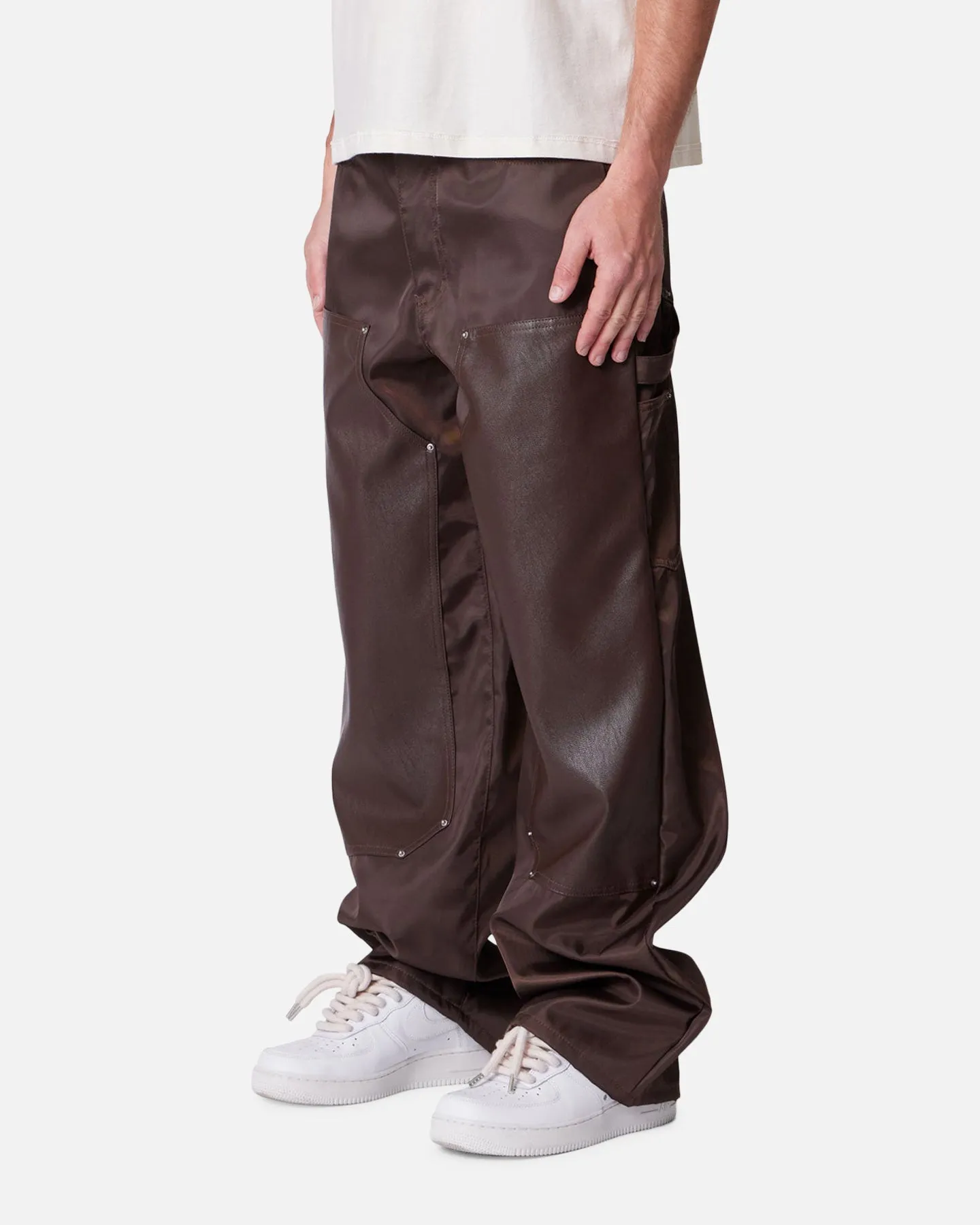 MNML Baggy Nylon Carpenter Pants Brown sold by Culture Kings product image thumbnail 2