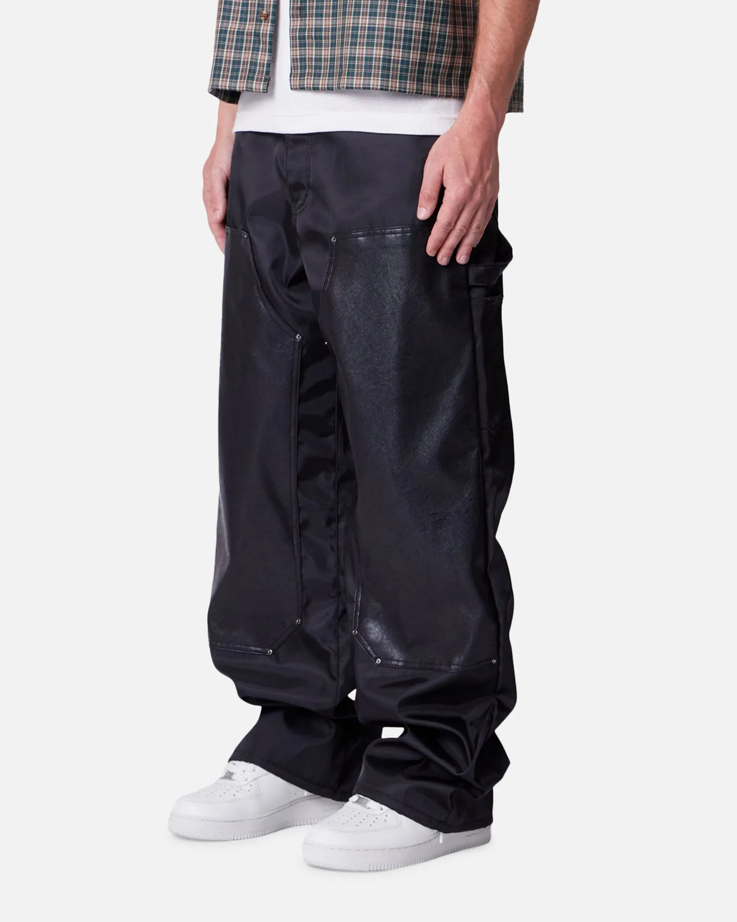 MNML Baggy Nylon Carpenter Pants Black sold by Culture Kings product image thumbnail 2