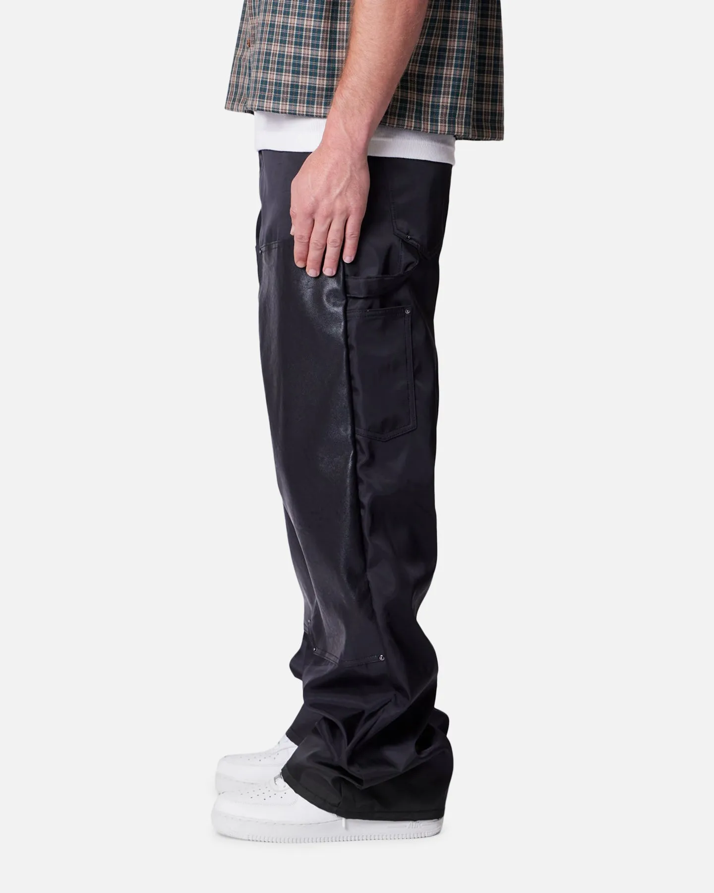 MNML Baggy Nylon Carpenter Pants Black sold by Culture Kings product image thumbnail 3
