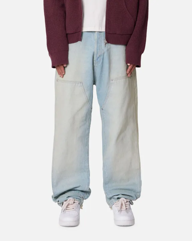 MNML Ultra Baggy Western Jeans Washed Blue sold by Culture Kings