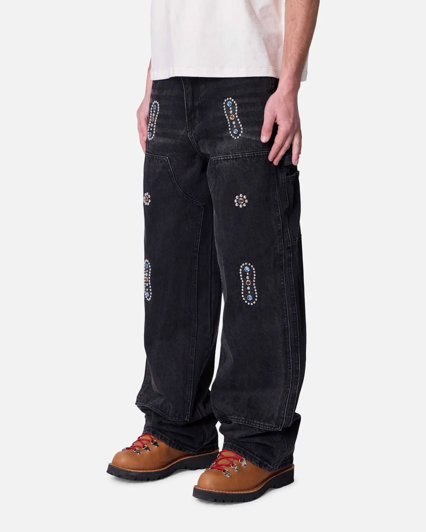 MNML Ultra Baggy Western Jewel Jeans Washed Black sold by Culture Kings product image thumbnail 2