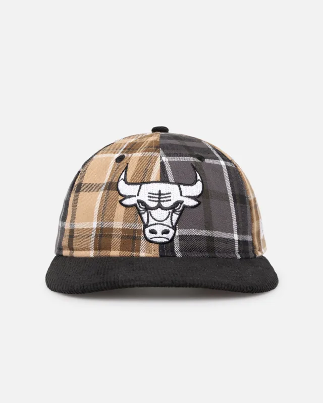 New Era Chicago Bulls 'Multi Panel Plaid' 9FIFTY High Crown Strapback Plaid sold by Culture Kings
