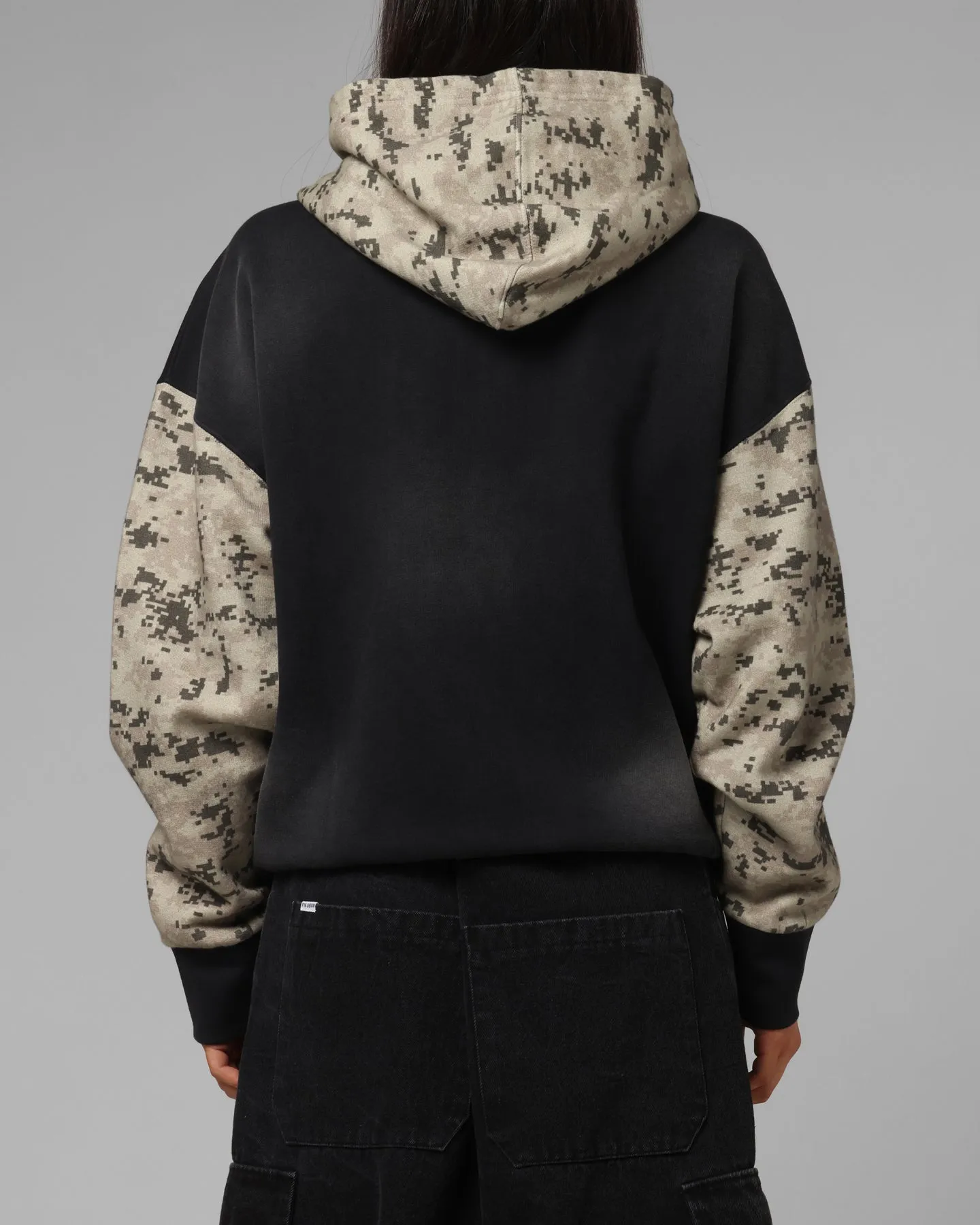 Loiter Cosmos Zip Hoodie Black/Camo sold by Culture Kings product image thumbnail 3