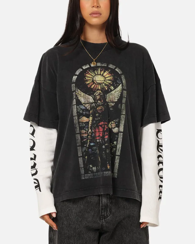 Saint Morta Kingdomcome Long Sleeve T-Shirt Vintage Black sold by Culture Kings