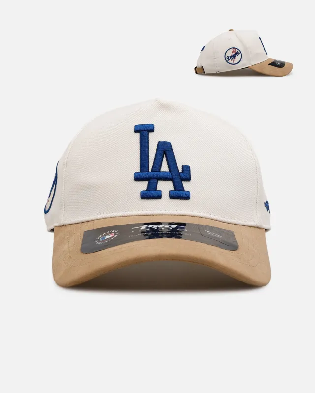 Pro Standard Los Angeles Dodgers 'Signature Suede' Pro Pinch Strapback Eggshell sold by Culture Kings