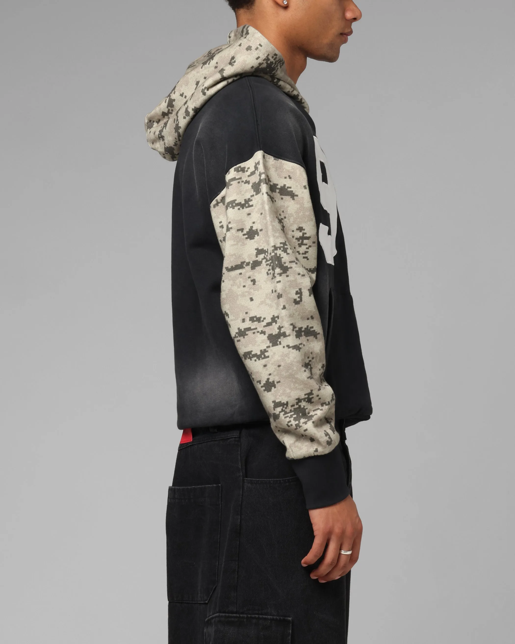 Loiter Cosmos Zip Hoodie Black/Camo sold by Culture Kings product image thumbnail 4