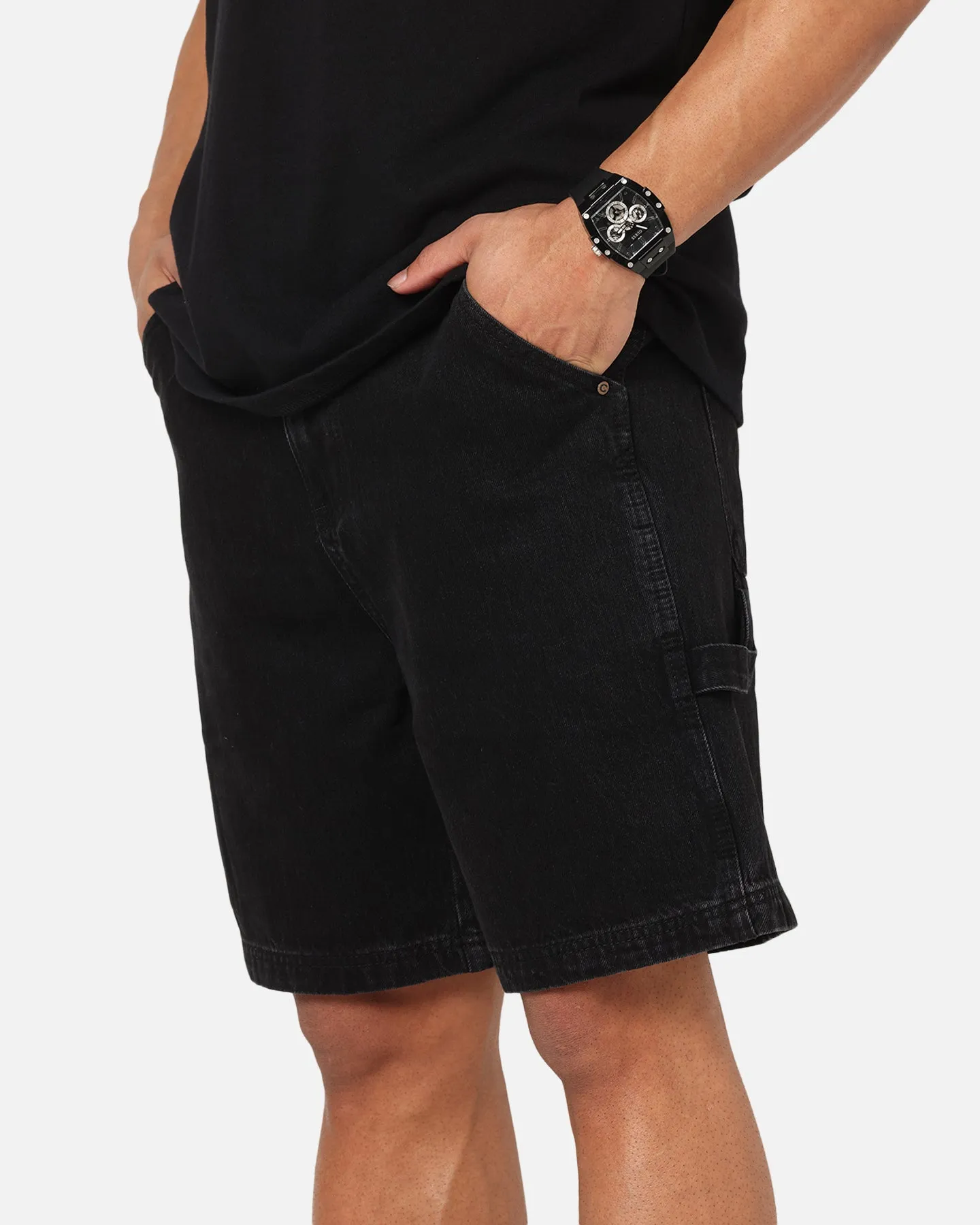 Carre C-Star Denim Shorts Black Wash sold by Culture Kings product image thumbnail 4