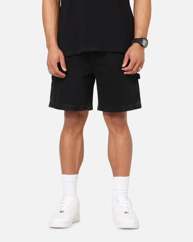 Carre C-Star Denim Shorts Black Wash sold by Culture Kings