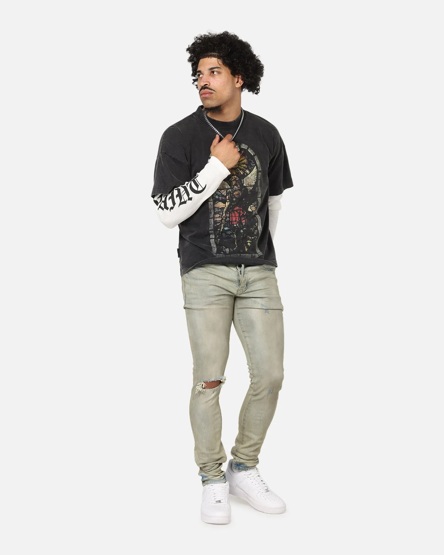 Saint Morta Kingdomcome Long Sleeve T-Shirt Vintage Black sold by Culture Kings product image thumbnail 2