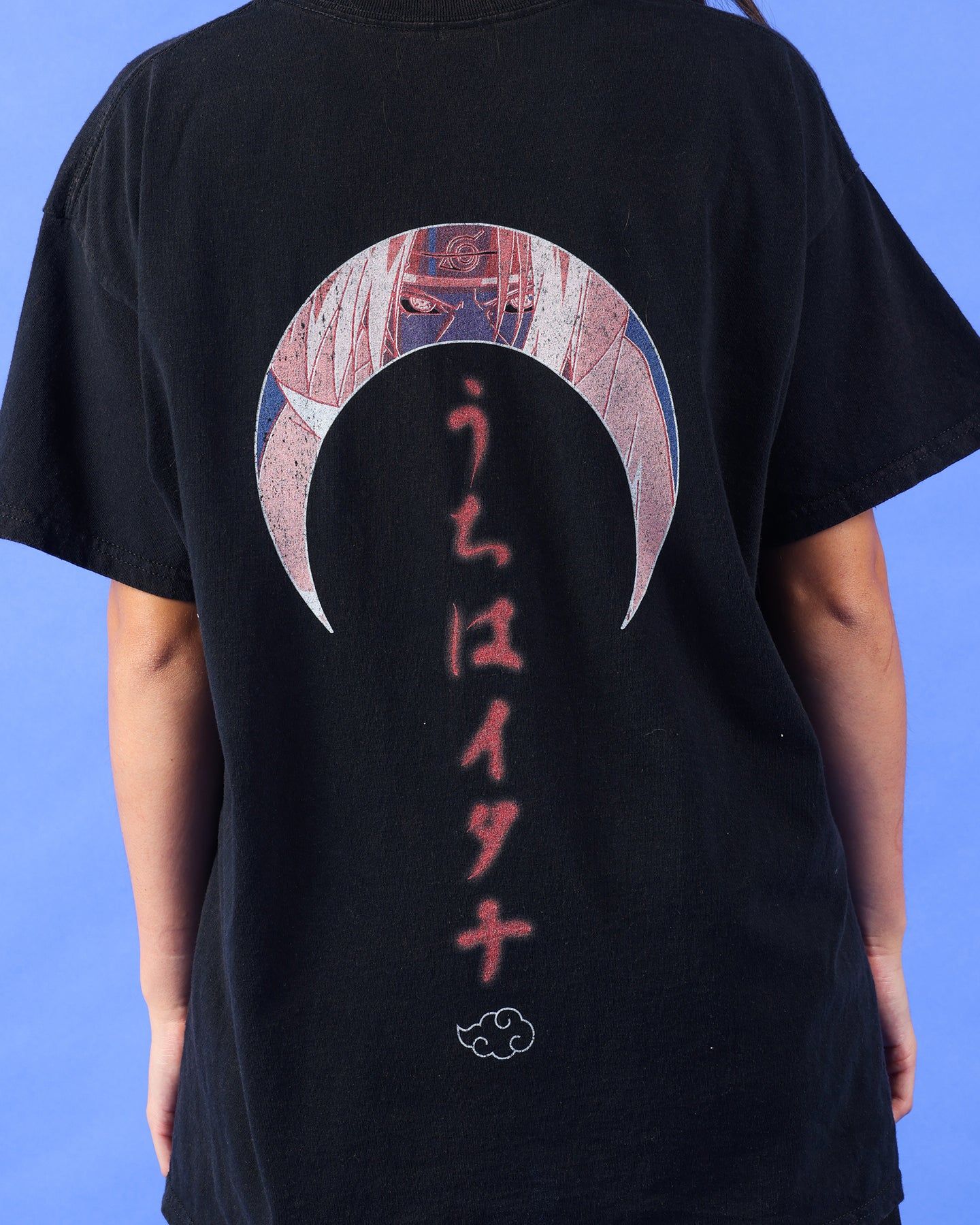 Goat Crew X Naruto Itachi Uchiha Premium Vintage T-Shirt Vintage Black sold by Culture Kings product image thumbnail 4