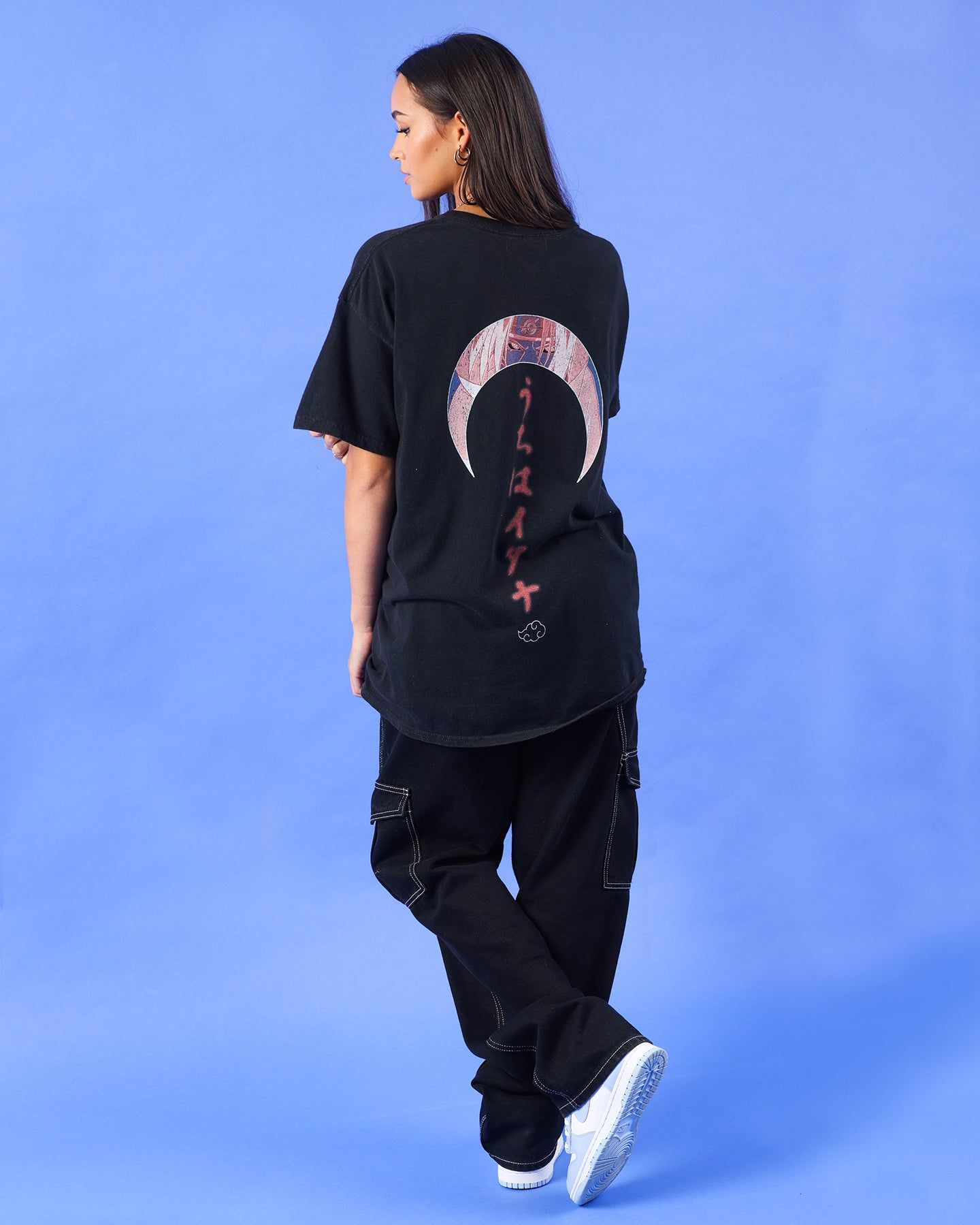 Goat Crew X Naruto Itachi Uchiha Premium Vintage T-Shirt Vintage Black sold by Culture Kings product image thumbnail 2