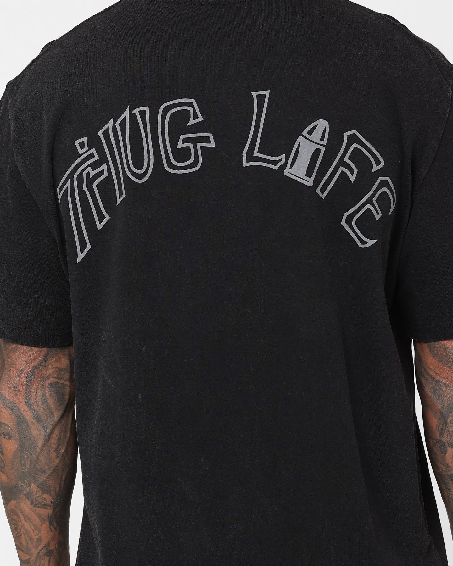 Tupac Thug Life T-Shirt Washed Black sold by Culture Kings product image thumbnail 5