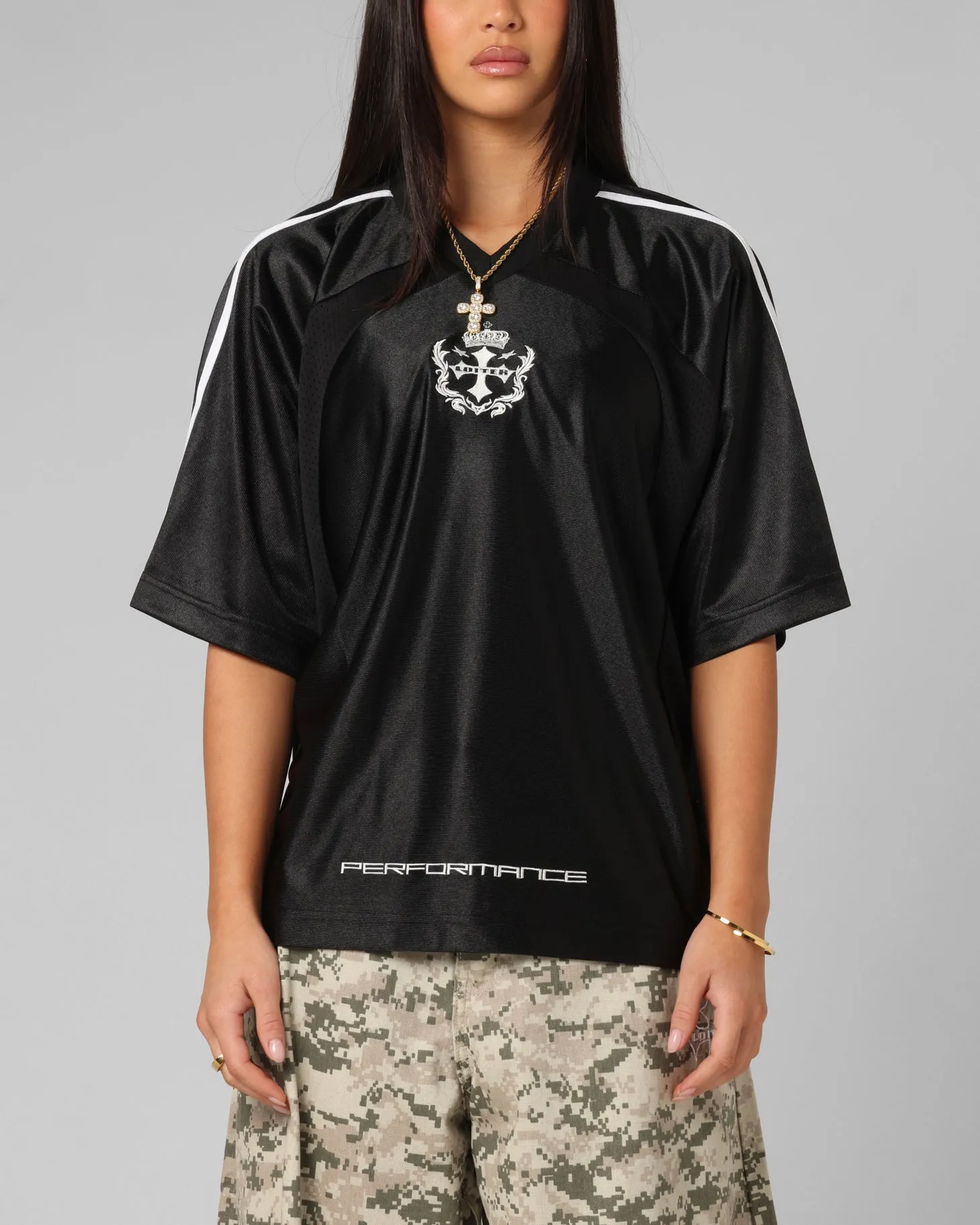 Loiter Purity Jersey Black sold by Culture Kings