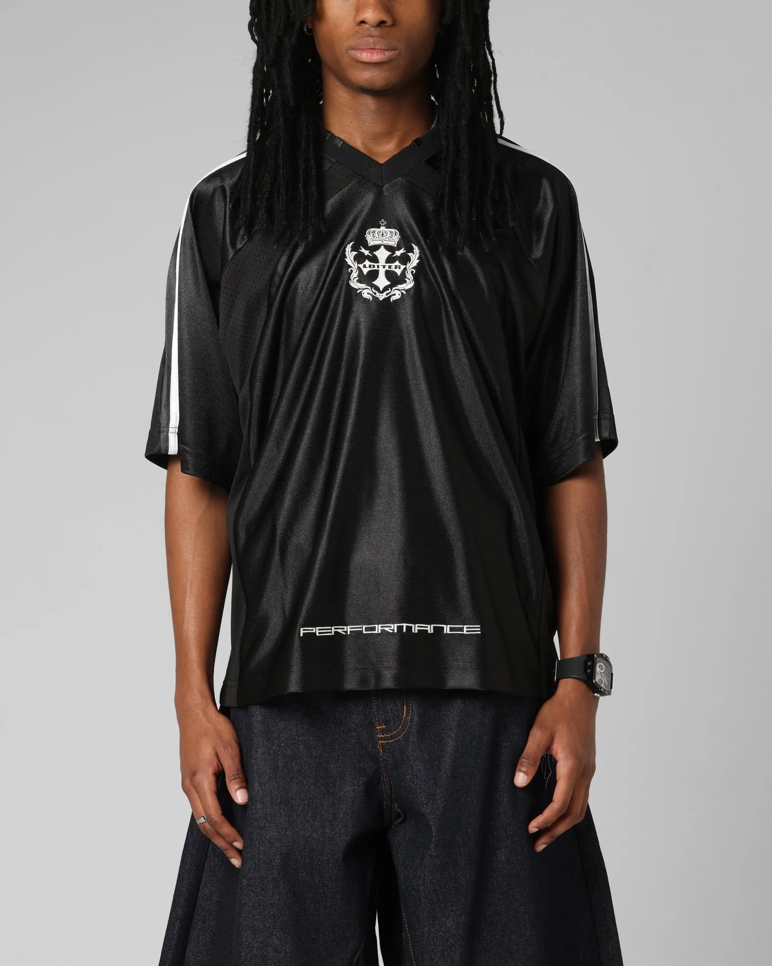 Loiter Purity Jersey Black sold by Culture Kings
