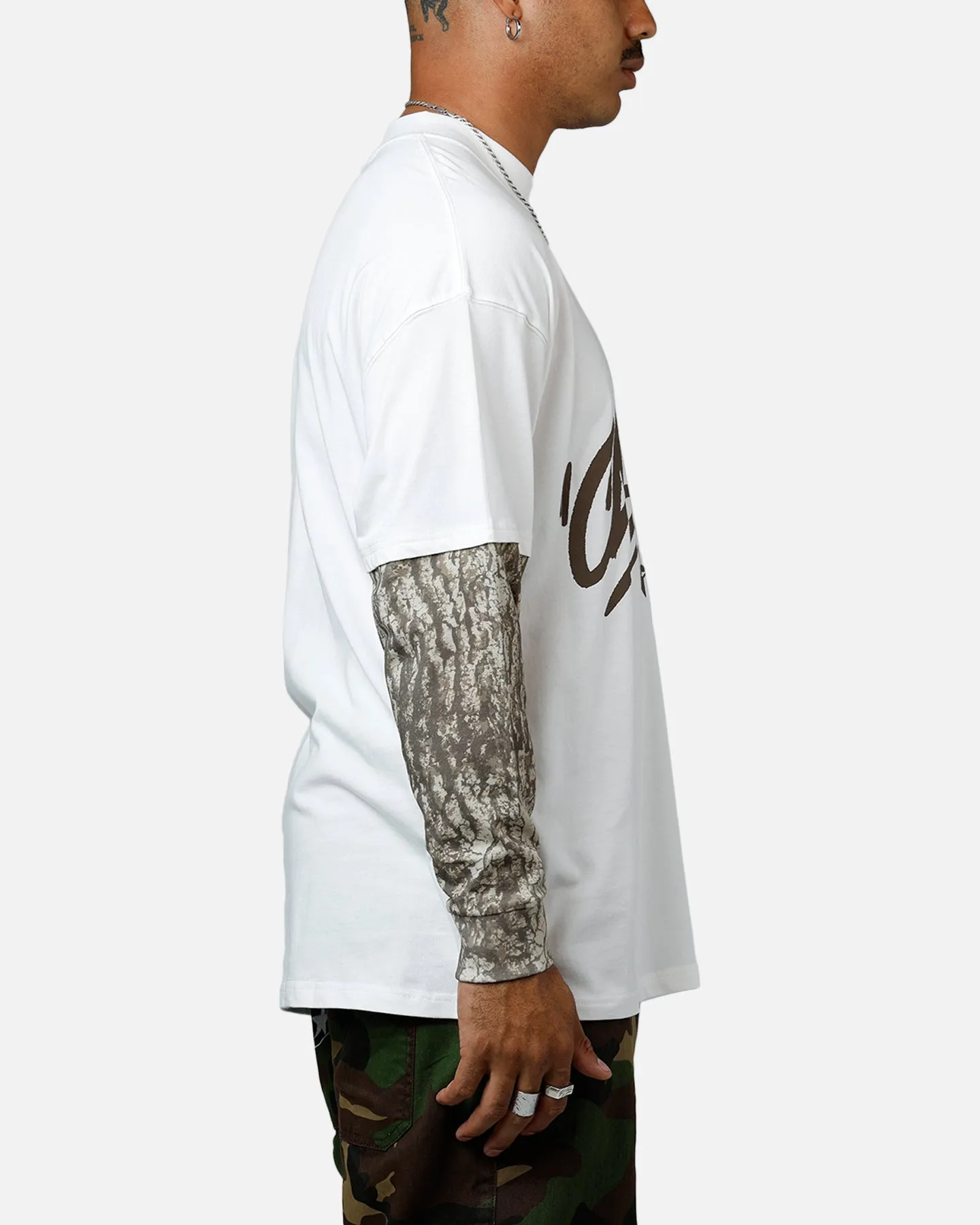 Carre Graffiti Layered Long Sleeve T-Shirt Off White sold by Culture Kings product image thumbnail 4