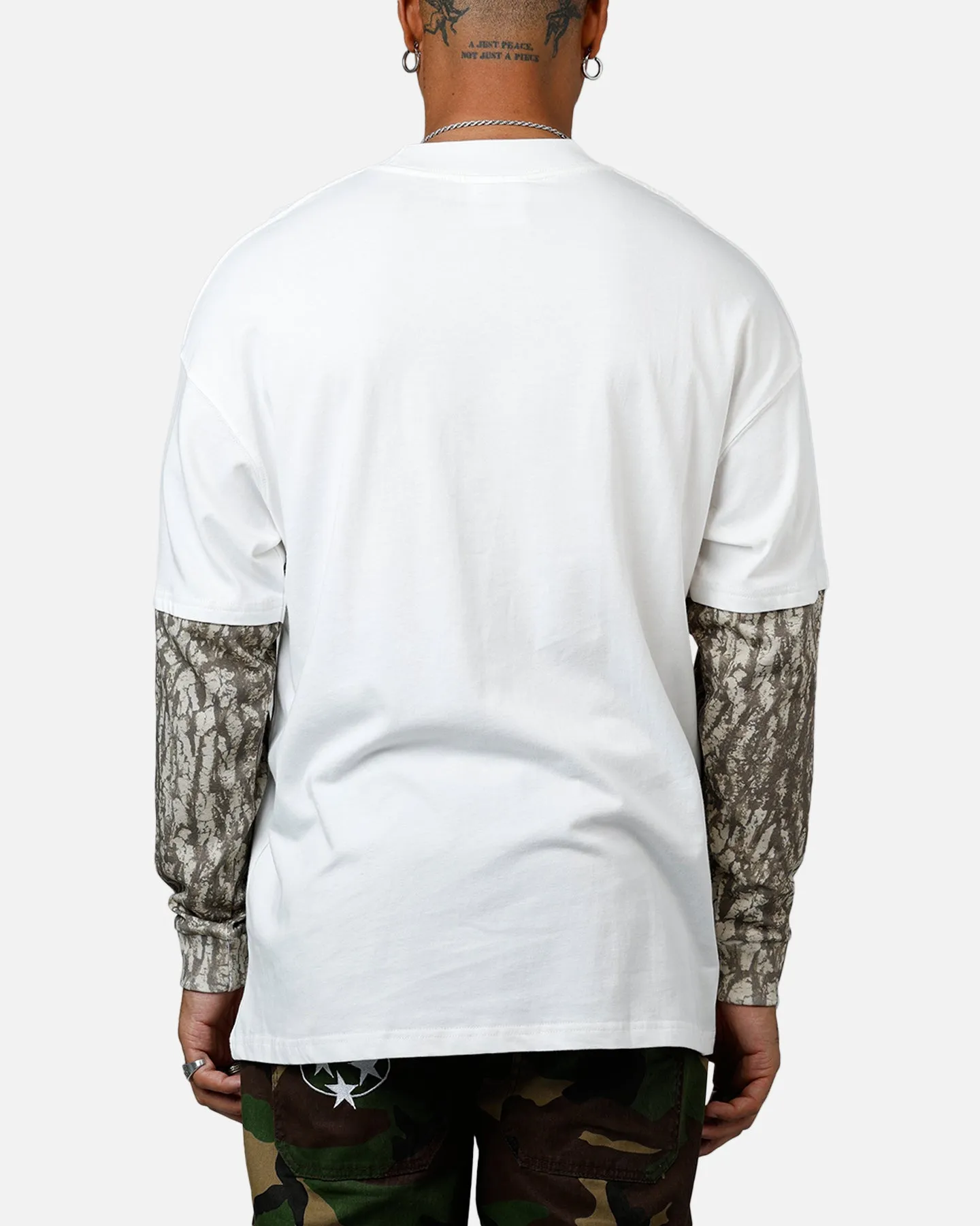 Carre Graffiti Layered Long Sleeve T-Shirt Off White sold by Culture Kings product image thumbnail 2