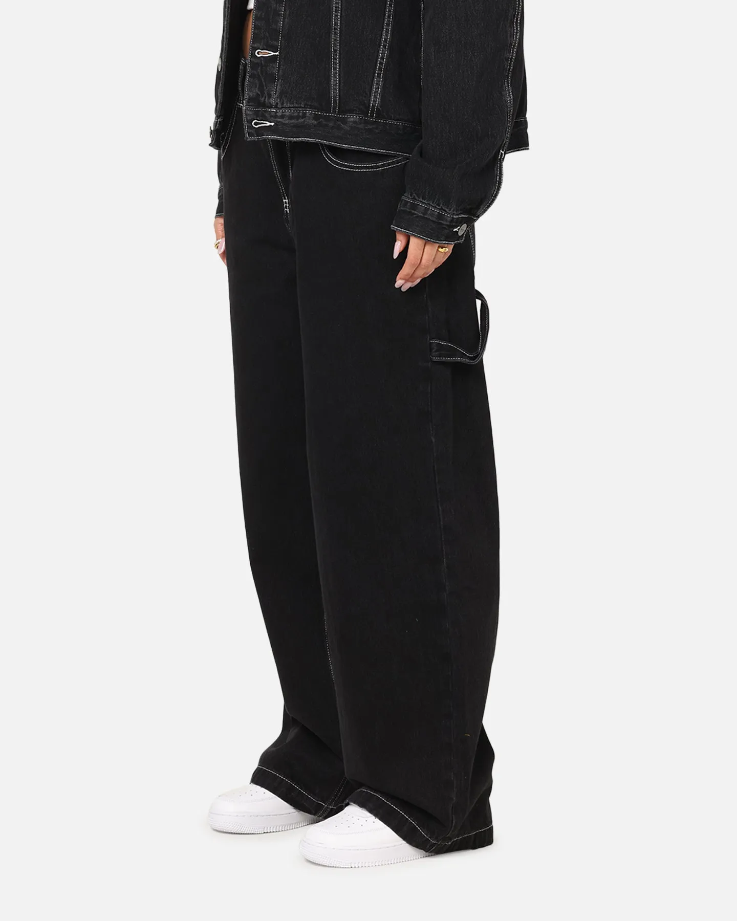 Saint Morta Amplus Fray Carpenter Jeans Contrast Black sold by Culture Kings product image thumbnail 5