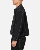 Saint Morta Fray Trucker Denim Jacket Contrast Black sold by Culture Kings
