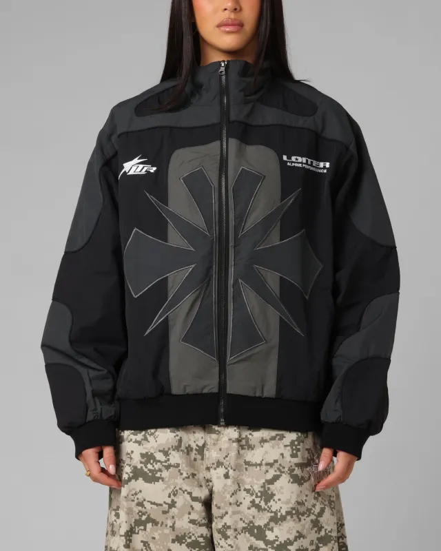 Loiter Club Classic Track Jacket Black sold by Culture Kings