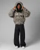 Loiter Faux Fur Hooded Jacket Off White sold by Culture Kings