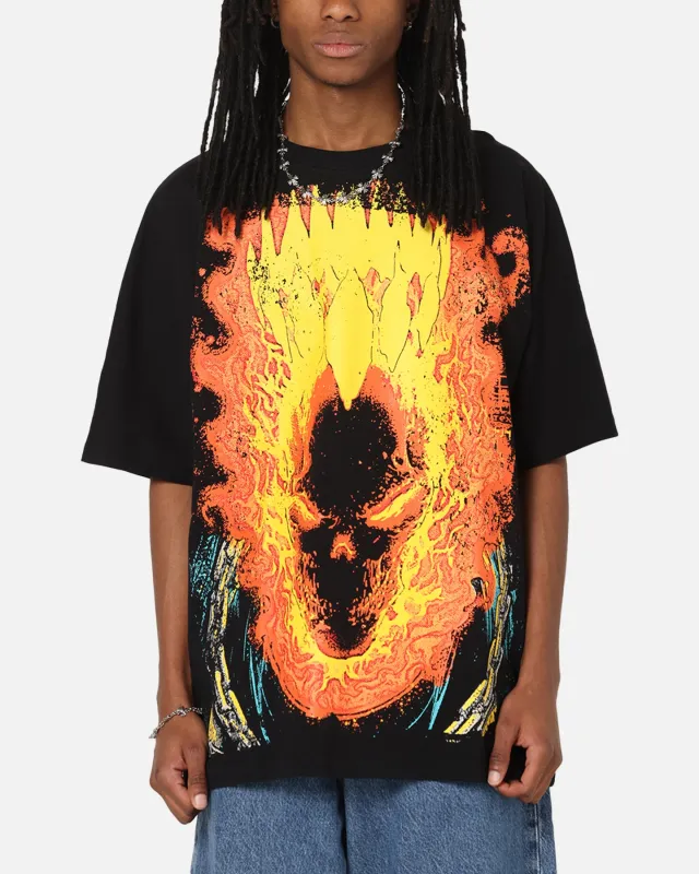 American Thrift Marvel Ghost Rider All Over Print T-Shirt Black sold by Culture Kings