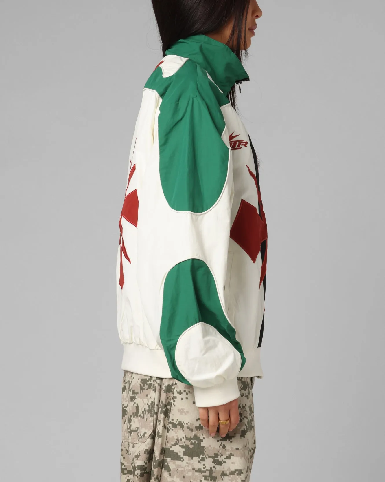 Loiter Club Classic Track Jacket White/Green sold by Culture Kings product image thumbnail 5