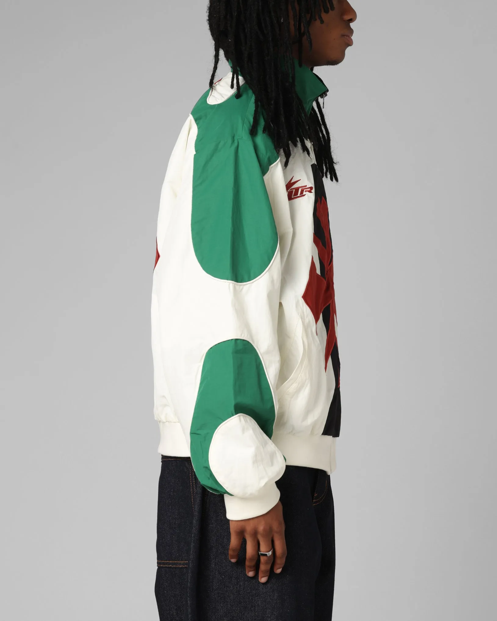 Loiter Club Classic Track Jacket White/Green sold by Culture Kings product image thumbnail 5