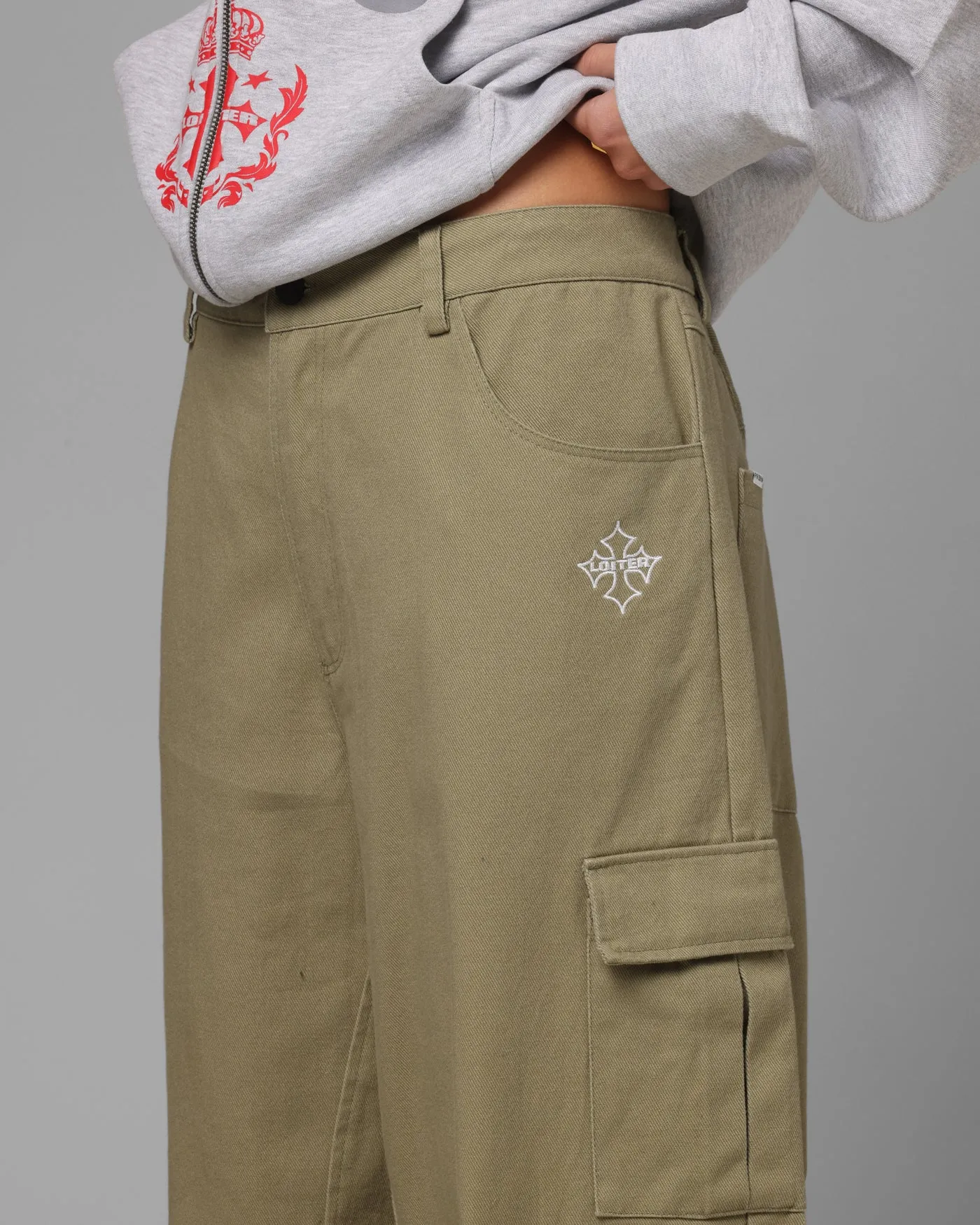 Loiter F-16 Balloon Cargo Pants Khaki sold by Culture Kings product image thumbnail 3