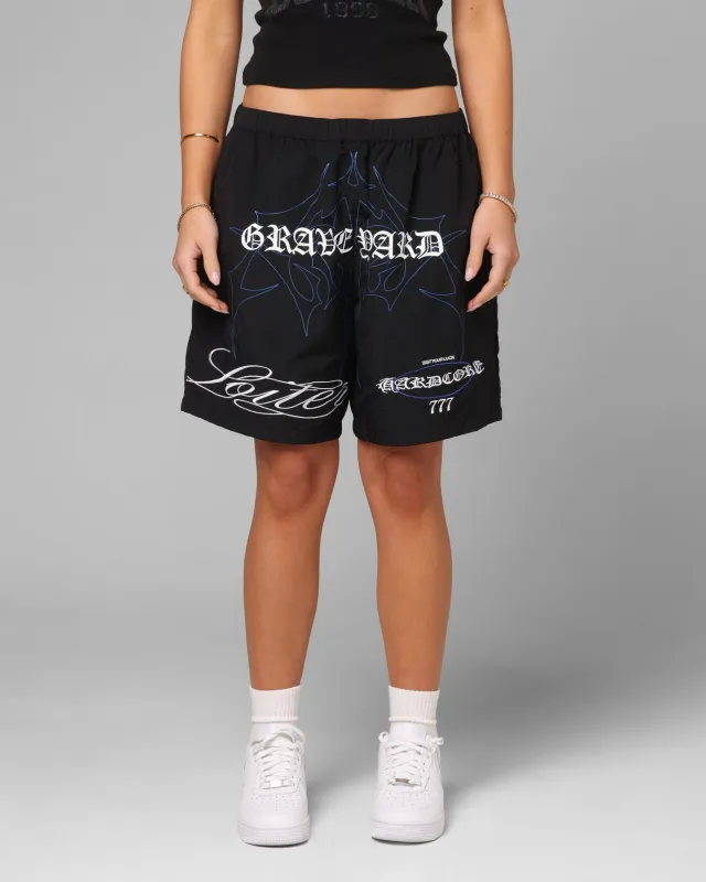 Loiter Hardcore Walk Shorts Black sold by Culture Kings