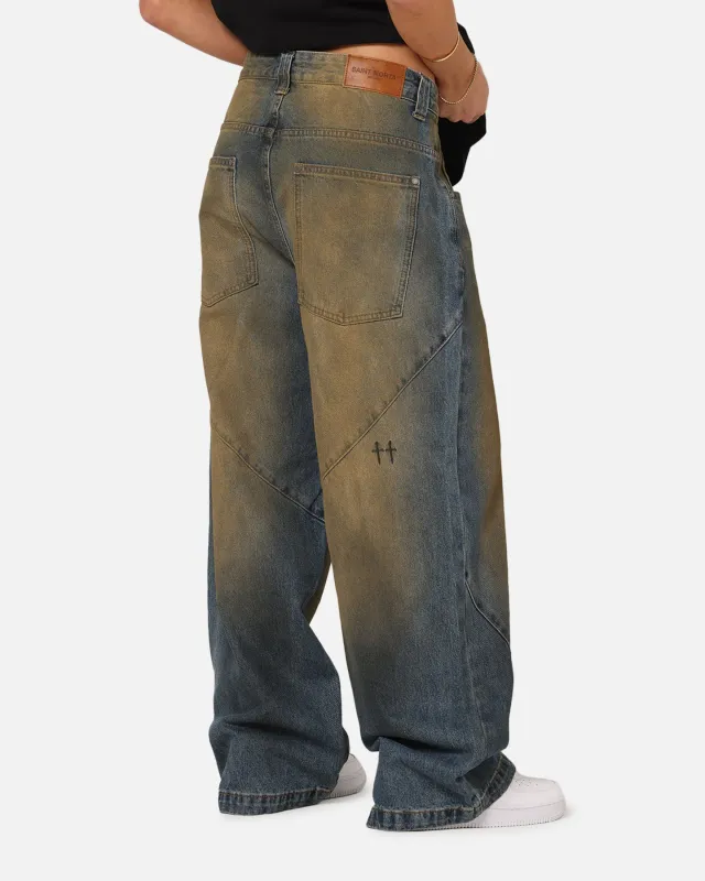 Saint Morta Amplus Dirty Jeans Real Dirty Blue sold by Culture Kings