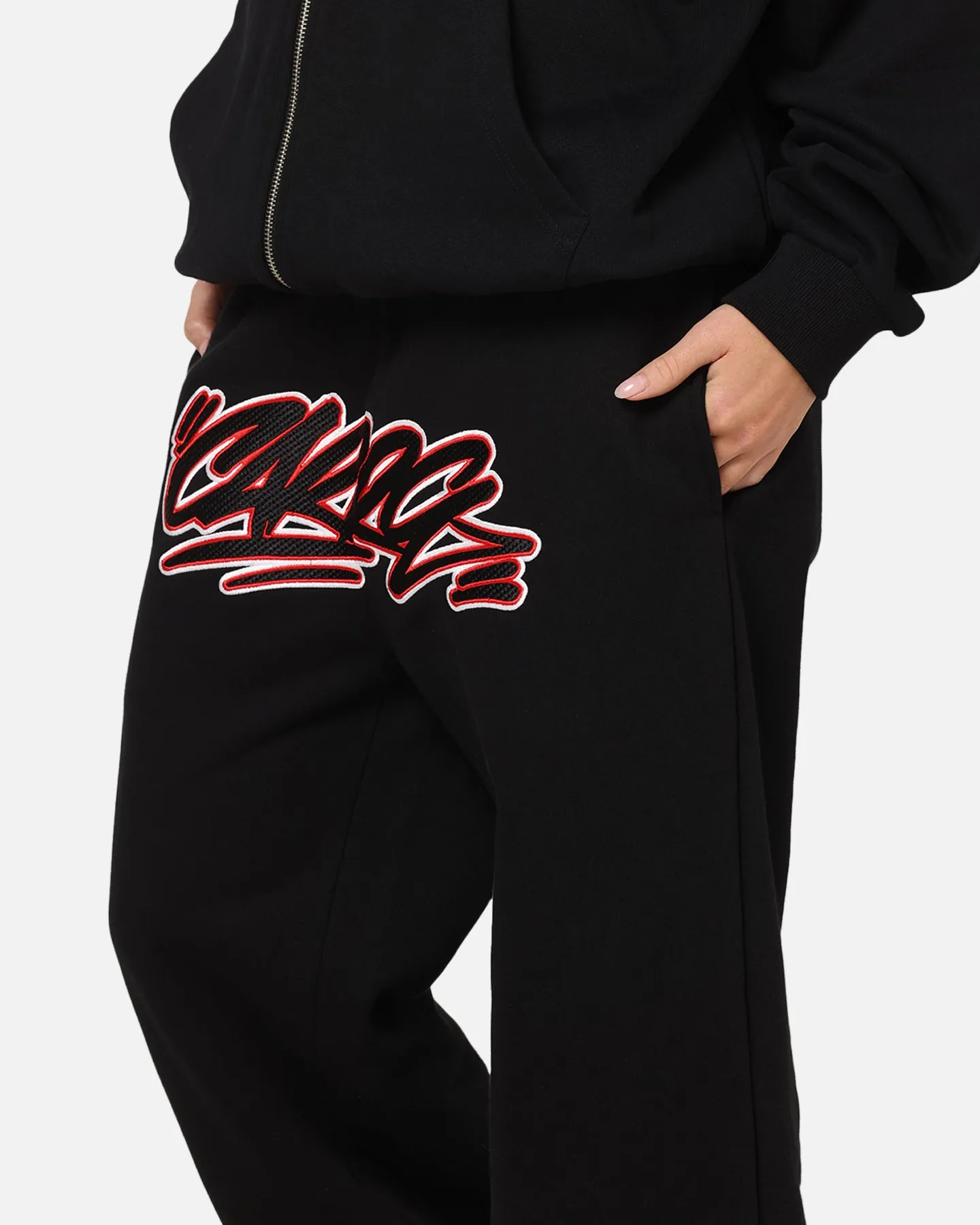 Carre Terrace Trackpants Black sold by Culture Kings product image thumbnail 3