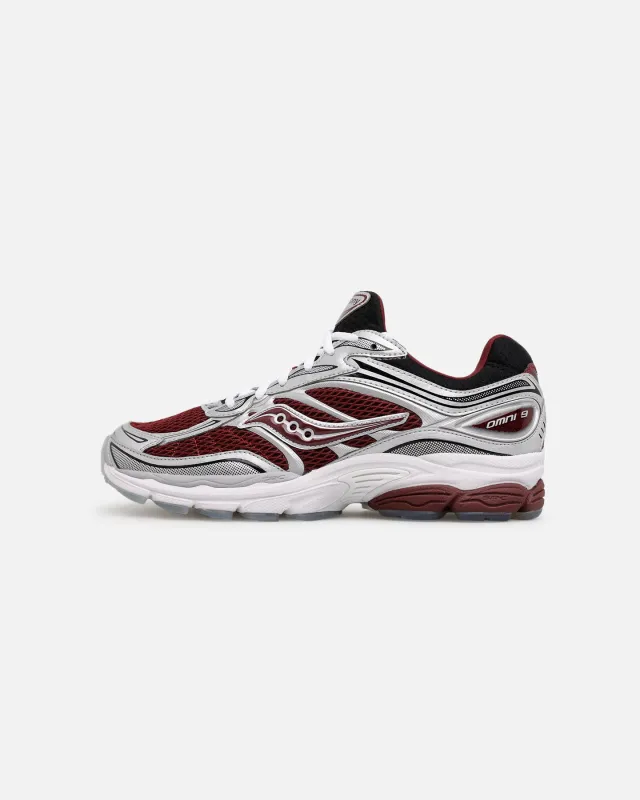 Saucony ProGrid Omni 9 Maroon/Black sold by Culture Kings