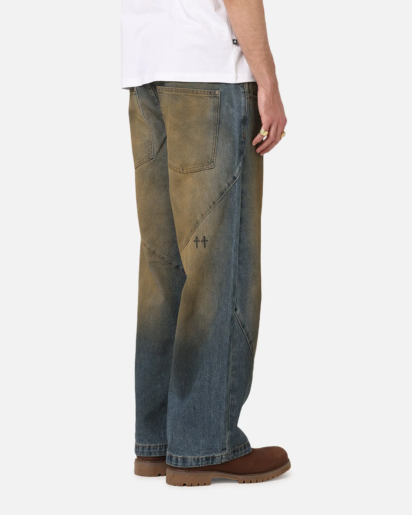 Saint Morta Amplus Dirty Jeans Real Dirty Blue sold by Culture Kings product image thumbnail 5