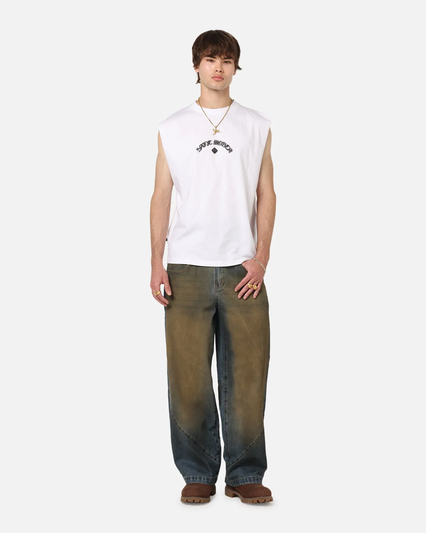 Saint Morta Amplus Dirty Jeans Real Dirty Blue sold by Culture Kings product image thumbnail 2