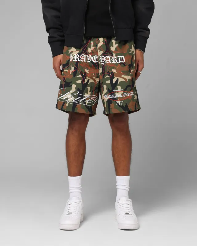 Loiter Hardcore Walk Shorts Camo sold by Culture Kings