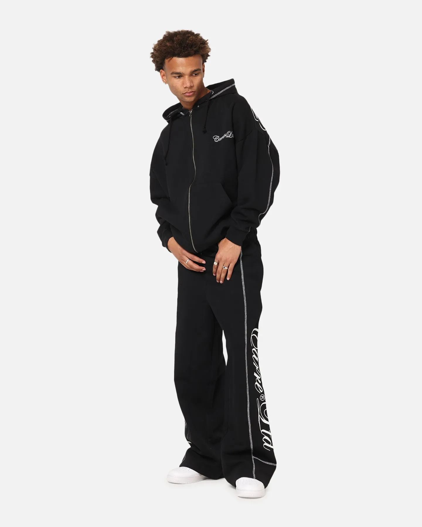 Carre Script Trackpants Black sold by Culture Kings product image thumbnail 2