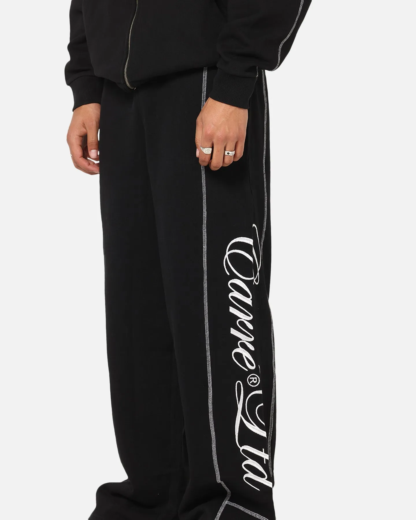 Carre Script Trackpants Black sold by Culture Kings product image thumbnail 3