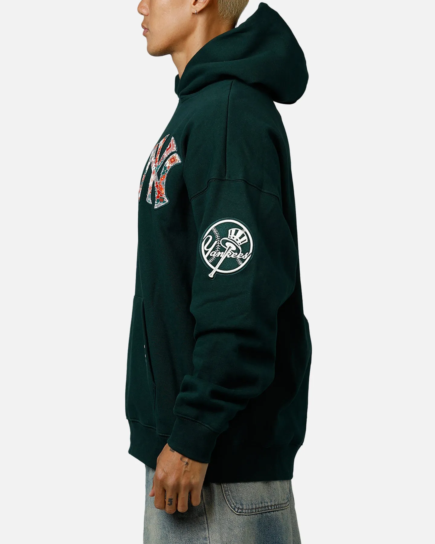 Pro Standard New York Yankees Tapestry 2.0 Hoodie Dark Green sold by Culture Kings product image thumbnail 5