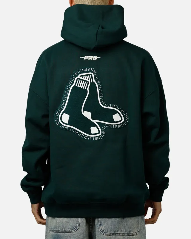 Pro Standard Boston Red Sox Tapestry 2.0 Hoodie Dark Green sold by Culture Kings