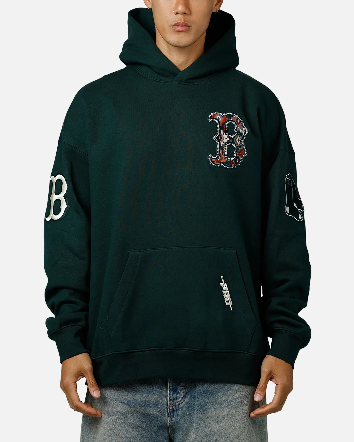 Pro Standard Boston Red Sox Tapestry 2.0 Hoodie Dark Green sold by Culture Kings product image thumbnail 2