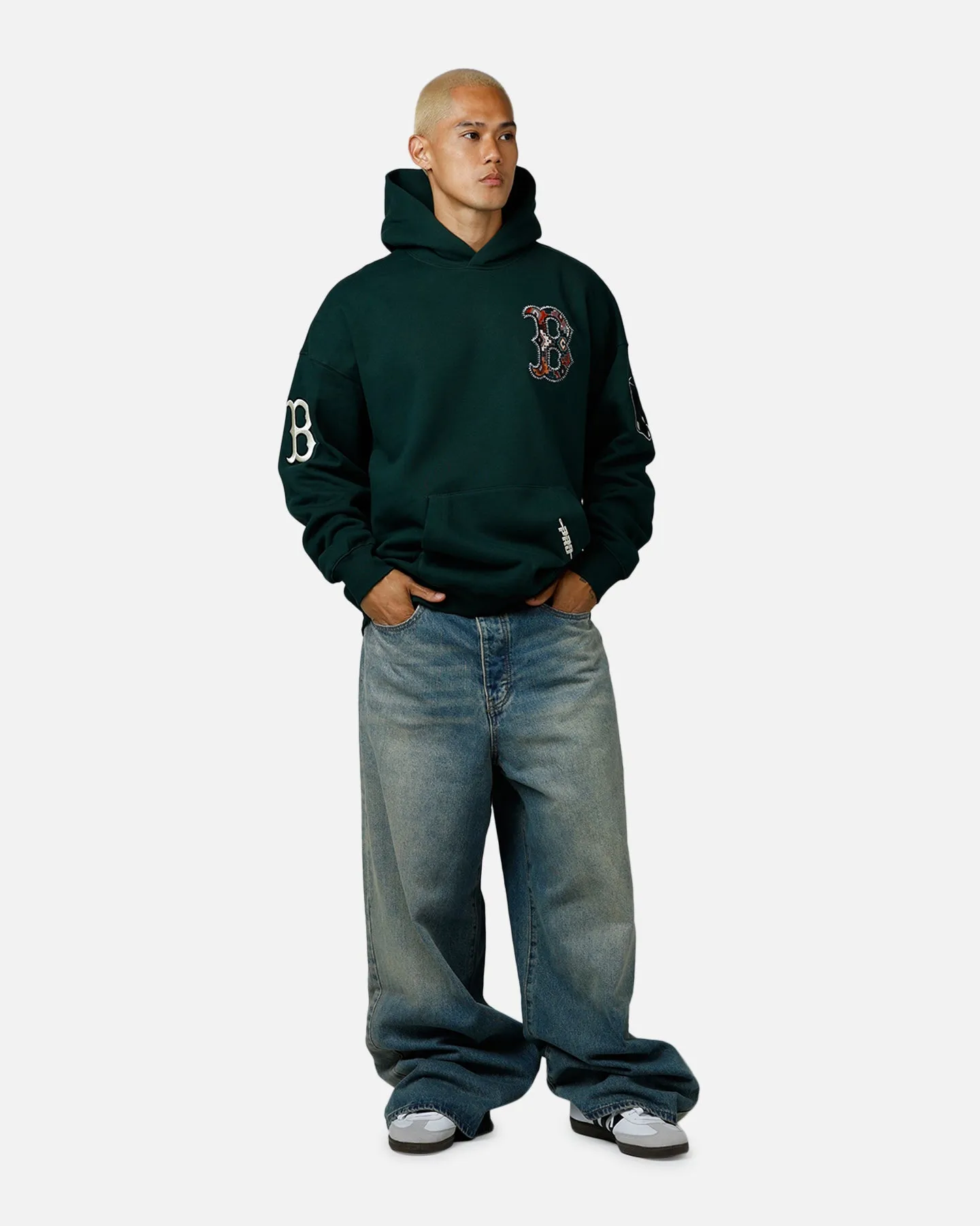 Pro Standard Boston Red Sox Tapestry 2.0 Hoodie Dark Green sold by Culture Kings product image thumbnail 3