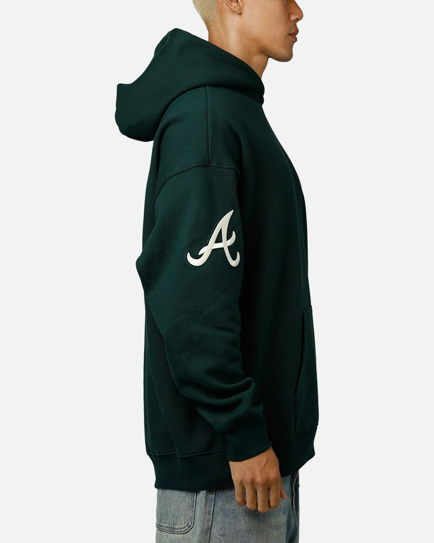 Pro Standard Atlanta Braves Tapestry 2.0 Hoodie Dark Green sold by Culture Kings product image thumbnail 4