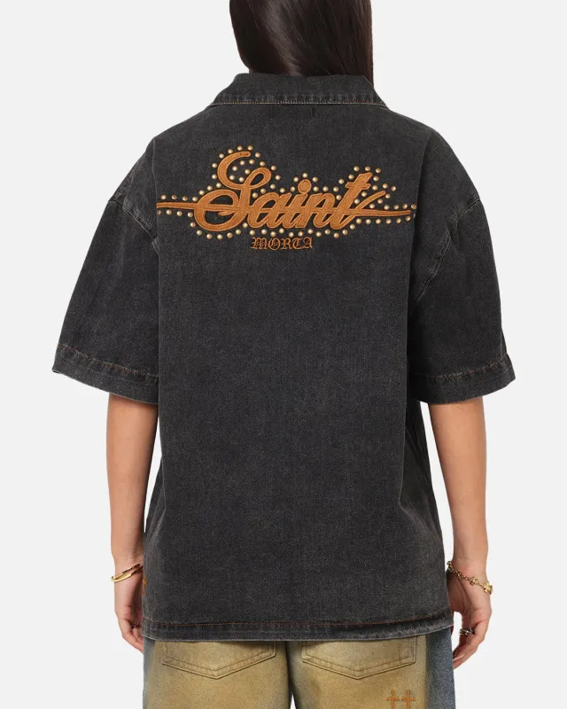Saint Morta Rodeo Drive Button Up Shirt Black sold by Culture Kings