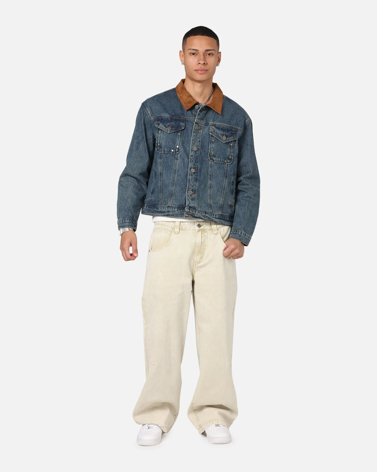 Saint Morta Rodeo Drive Denim Jacket Dirty Blue sold by Culture Kings product image thumbnail 4